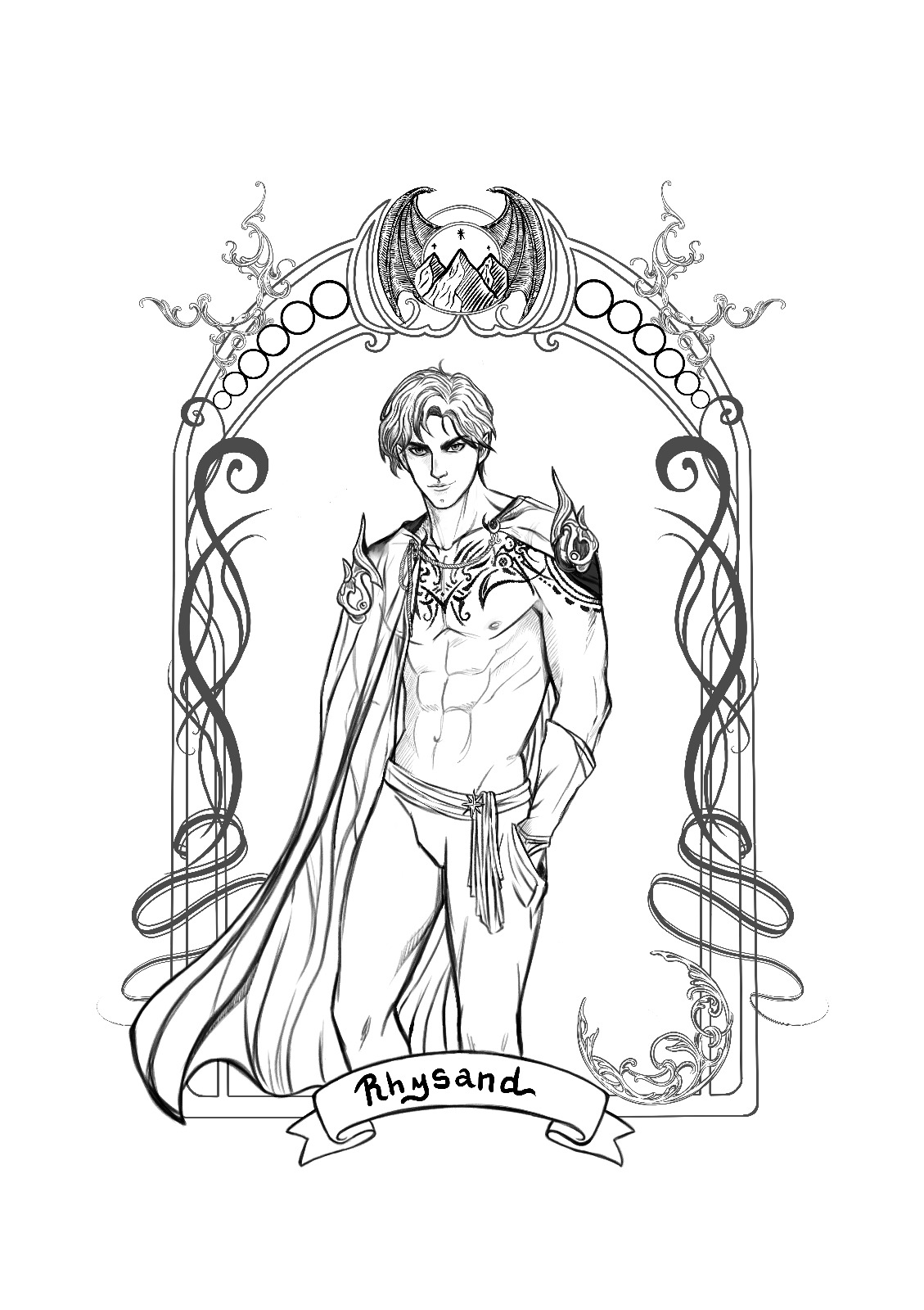 Romantasy para Colorear - P2