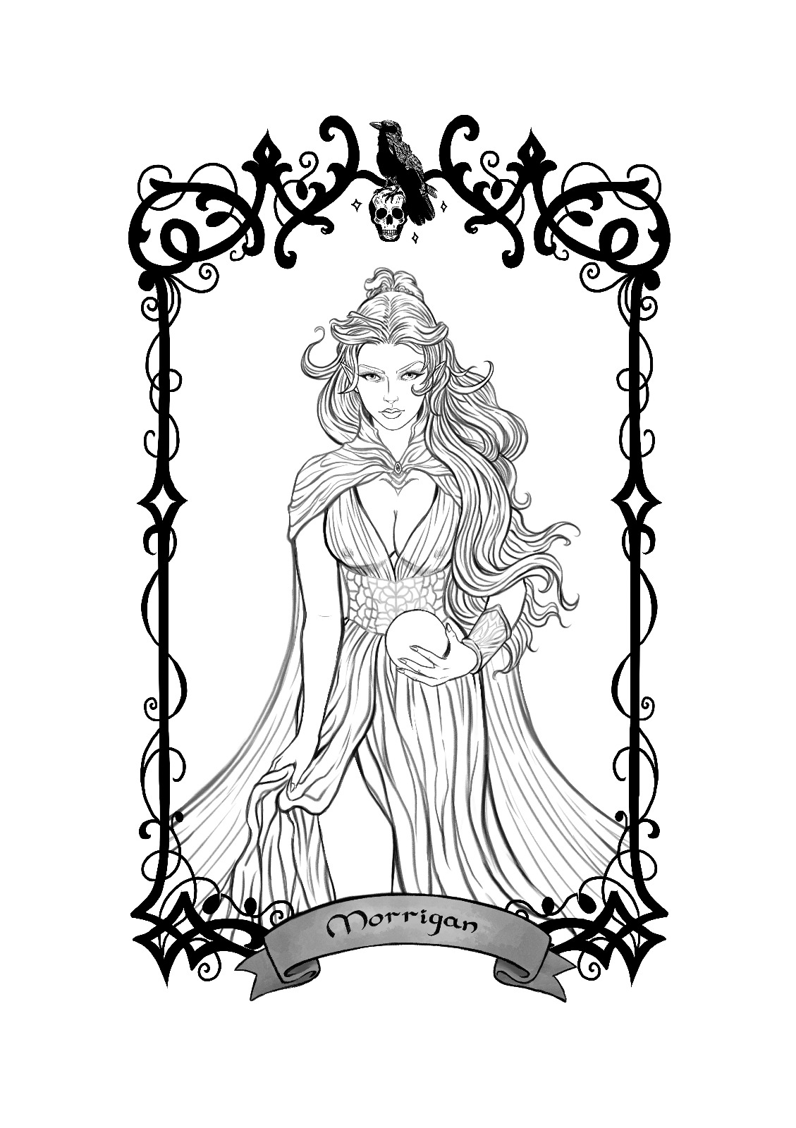 Romantasy para Colorear - P3